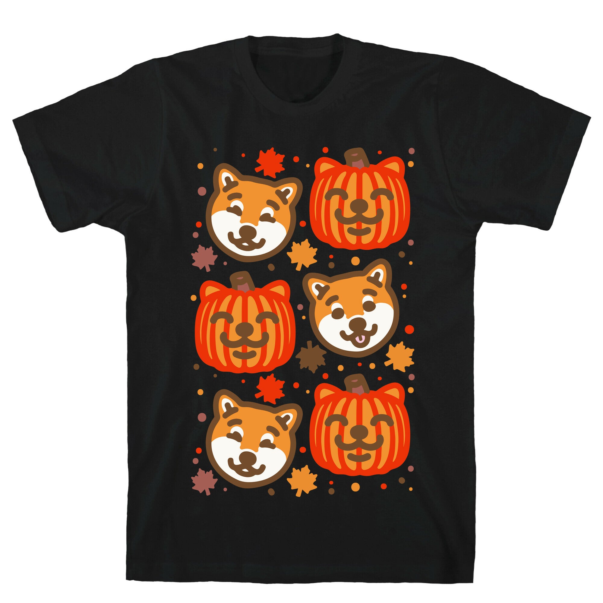 Shiba Inu Pumpkins T-Shirt